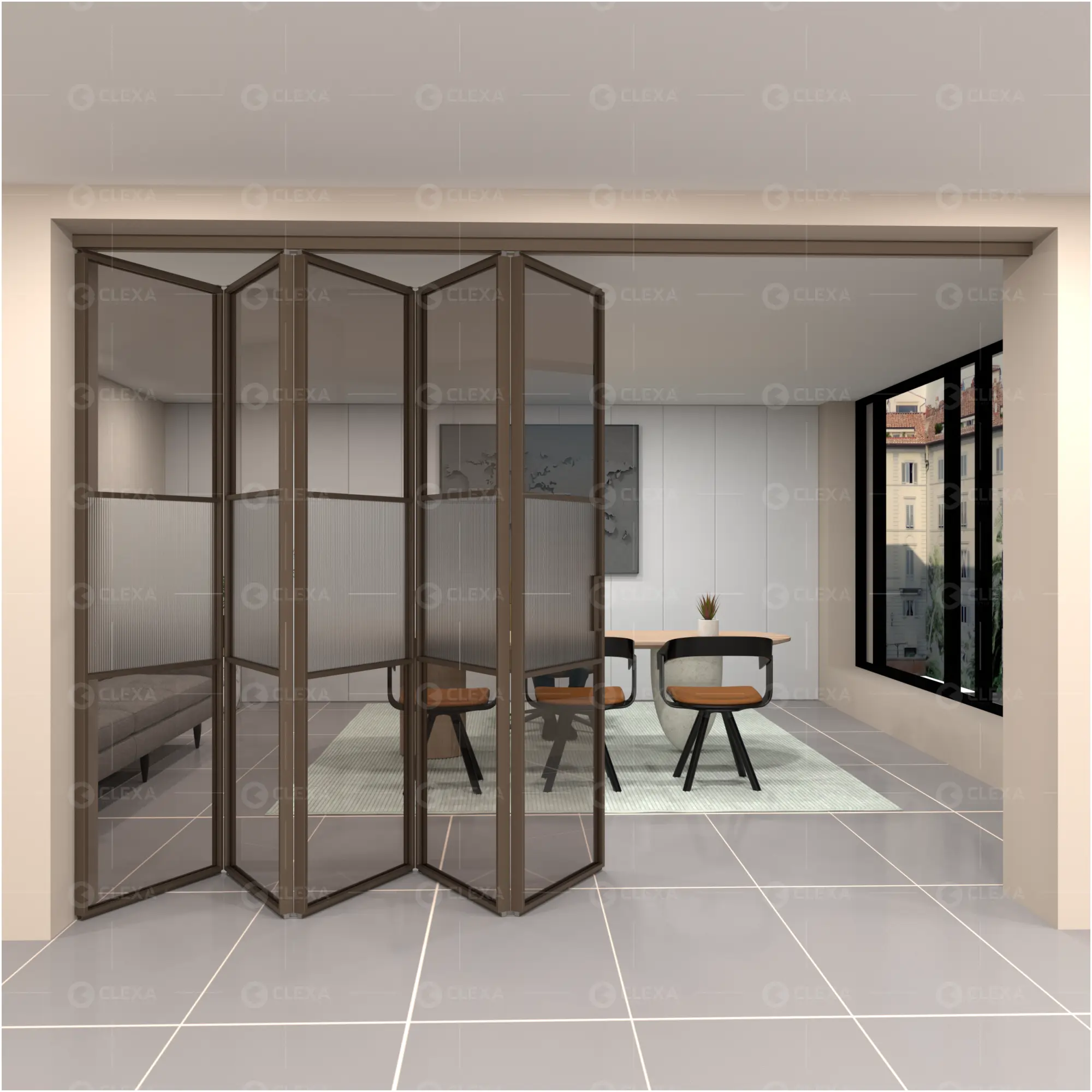 Sliding Folding Pratition